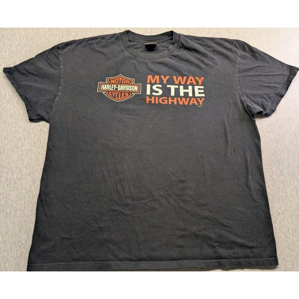 My Way Is The High WayHARLEY DAVIDSON Black  Haunted Savannah Georgia Size XXL